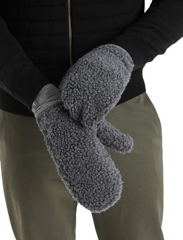 Pánské Rukavice Icebreaker Unisex RealFleece™ Merino High Pile Mittens Šedé | CZ 1894LISH